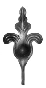 19-1568 (лист декоративный кованый, 115х220 мм, 4 мм)